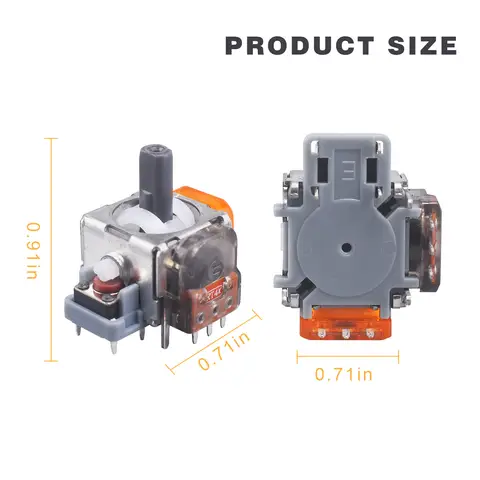 2/10 पीस रिप्लेसमेंट TMR इफ़ेक्ट जॉयस्टिक 3D एनालॉग स्टिक डुअलसेंस PS5 PS4 कंट्रोलर के लिए Xbox Series X/S रिपेयर पार्ट्स के लिए 10 best sales एक्सबॉक्स सीरीज एक्स नियंत्रक भागों - №4