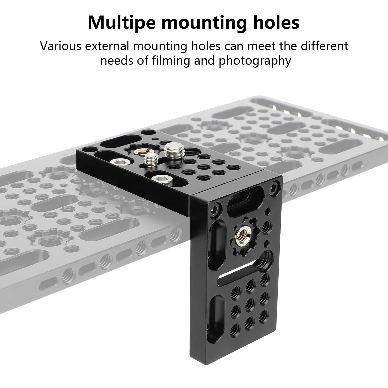 camvate-ミニ-l-字型プレート、arri-アクセサリーマウント付き、ベースプレート、三脚-各種カメラサポートに取り付け可能