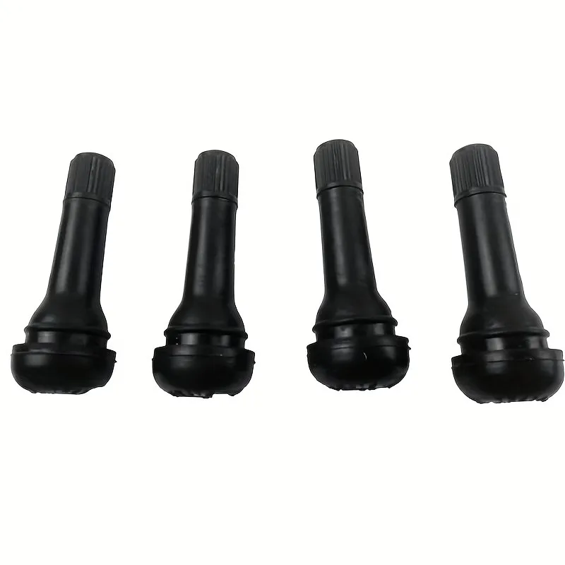 42 pcs Rubber Valve Stems, Bike Tires, Snap-in Installation, Corrosion Resistant Core, Multipurpose, Versatile