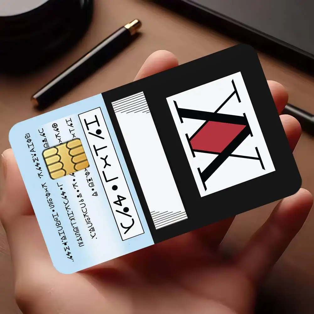 Hunter License Fashion Credit Card Skin Stickers For Bank Card Bus Metro Cards Waterproof Anti-Scratch Gift 4PCS