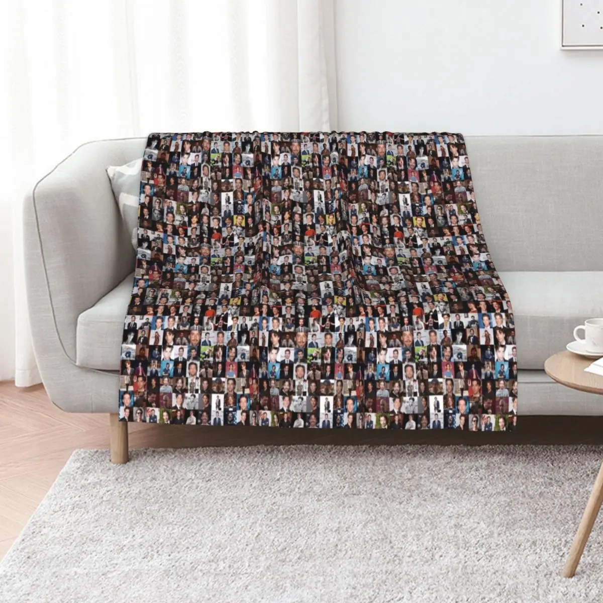 Christian Borle Collage - Many Items Available Throw Blanket Soft Stuffeds Beach Decorative Sofas Furry Flannel Fabric Blankets