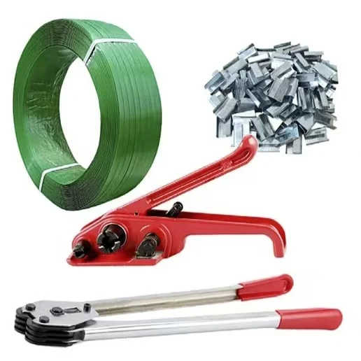 Manual Semi-Automatic Strapping Tool Tensioner 16 19 25mm High-Accuracy Easy-to-Operate Long Service Life Tightening Cutting