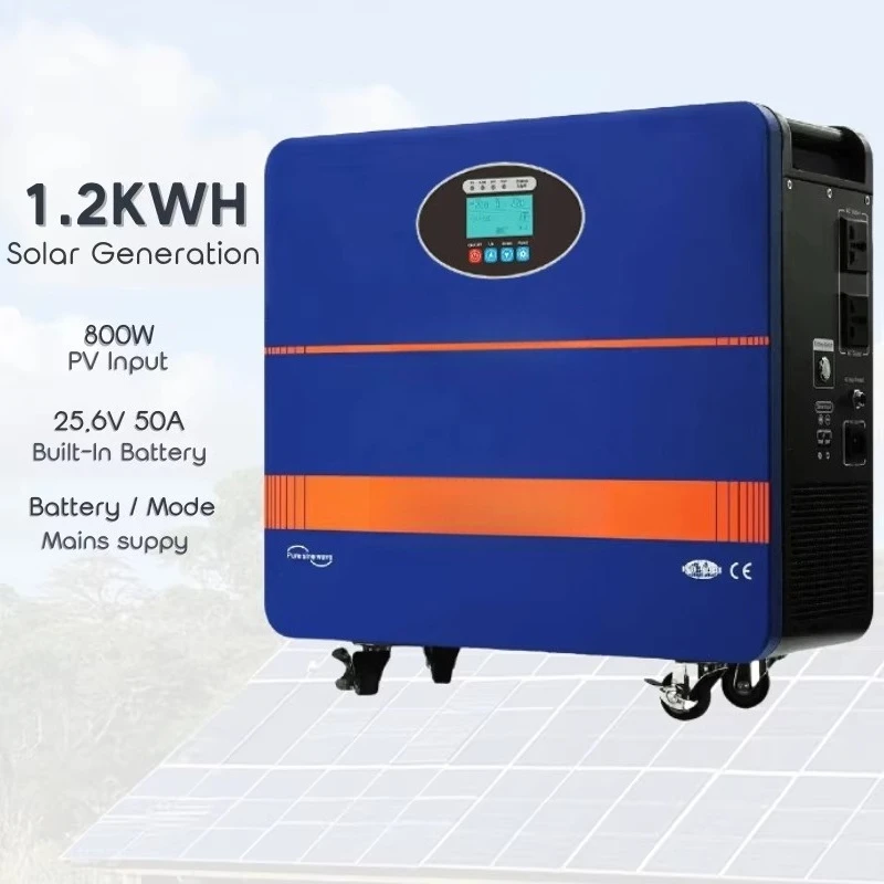 1200W Solar Power System Generator Use for Whole House Portable Solar Power Station 3000W 5000W Solar Portable