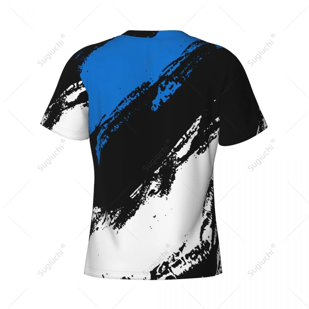 Custom Name Nunber Estonia Flag Color Men Tight Sports T-shirt Women Tees jersey For Soccer Football Fans