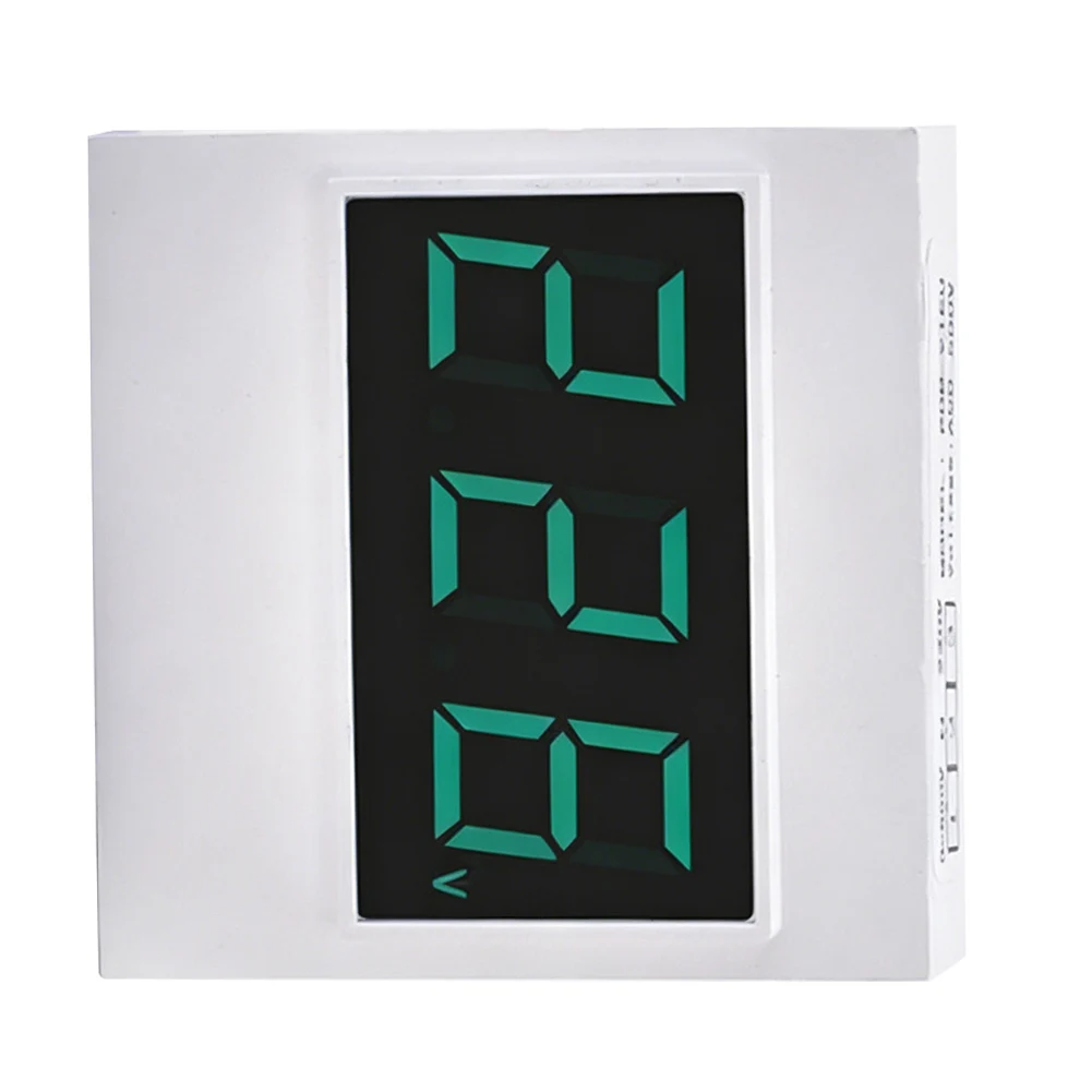 LCD Display AC Voltmeter 50-500V Two Wire Three Wire Digital Voltage Meter For Water Socket Controller Panel Tester