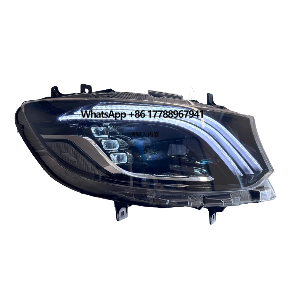 

Upgraded LED EU Version Headlight Assembly for Sprinter 2018-2023 W907 Dynamic Meteor Shower Design Accessories for Automotive