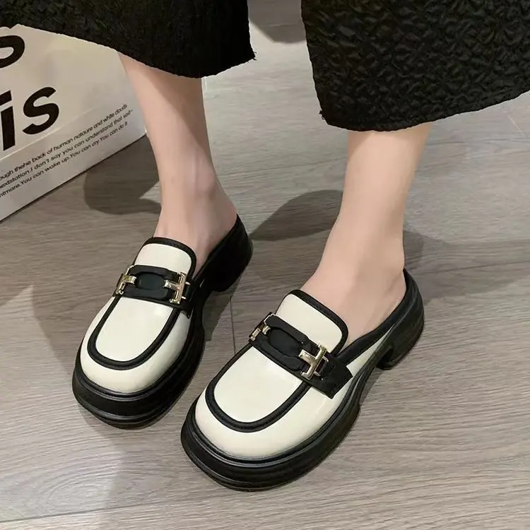 Summer New Women Slippers Fashion Platform Sandals Women Luxury High Heel Breathable Casual Women sandalias de mujer verano 2024