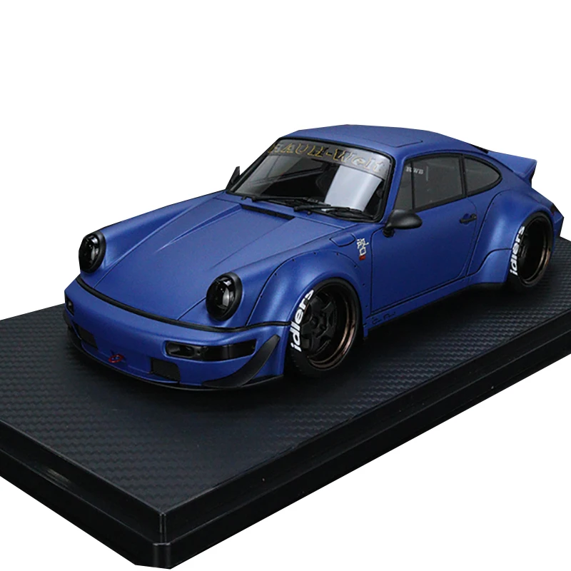 IG 1:18 wide body modified RWB 964 resin car model high-end gift ornaments