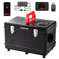 KROAK 8KW Parking Heater Toolbox Compact 1 SE 12V 24V DC & 220-240V AC Portable Diesel Auxiliary Heater with bluetooth & Adapter