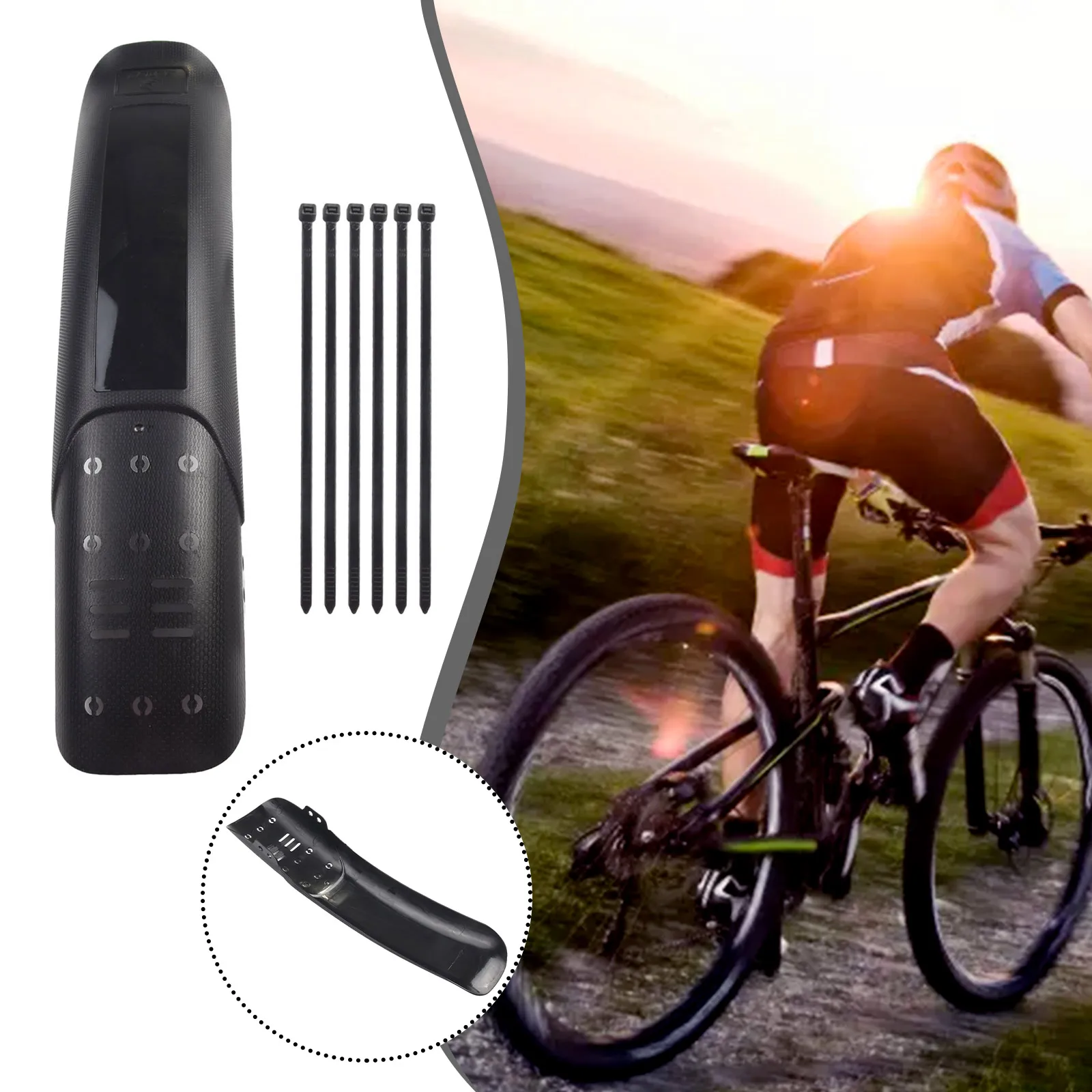 

1pc Bicycle Fenders Front Or Rear Prevention Mountain Bikes Bike Mud Guard Cycling Accessories Bicycle Fenders Front/Rear