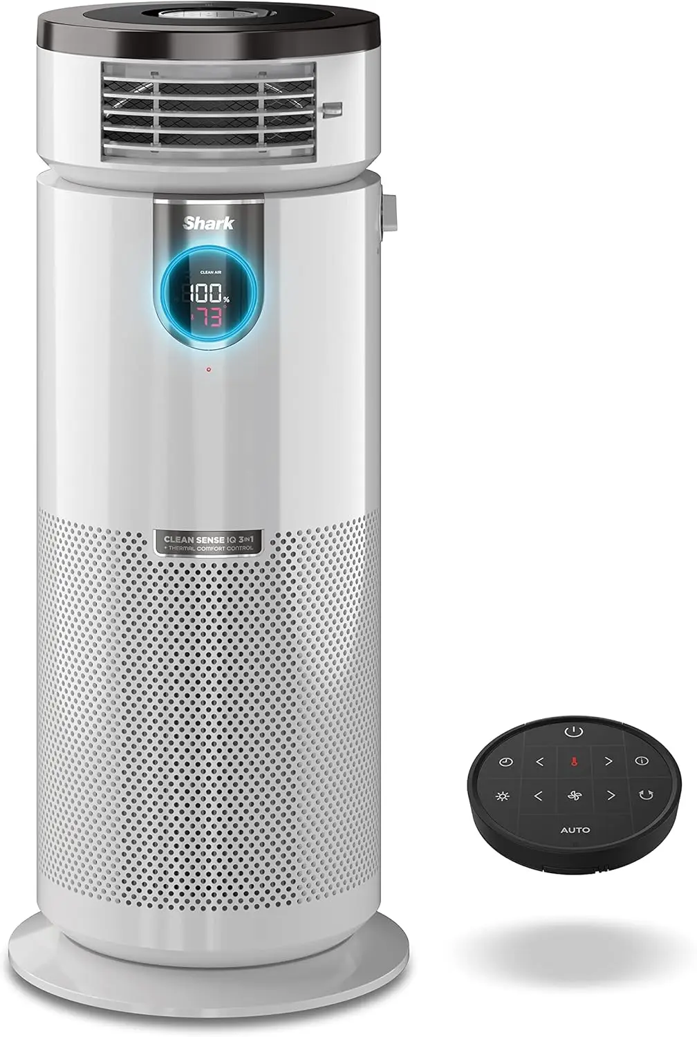 Shark HC502 3-in-1 Clean Sense Air Purifier MAX, Heater & Fan, HEPA Filter, 1000 Sq Ft, Oscillating, Large Rooms, Kitchens