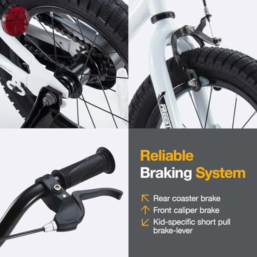 จักรยานทรงคลาสสิกแบบฟรีสไตล์ EZ Balance พร้อมแป้นเหยียบแบบเปลี่ยนได้ ขนาด 12 14 16 18 นิ้ว สำหรับเด็กอายุ 3-10 ปี ตั้งแต่เด็กเล็กจนถึงเด็กโต โครงอะลูมิเนียมน้ำหนักเบา