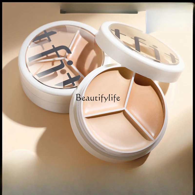 Three-Color Liquid Concealer Plate, Covering Acne Marks Dark Circles