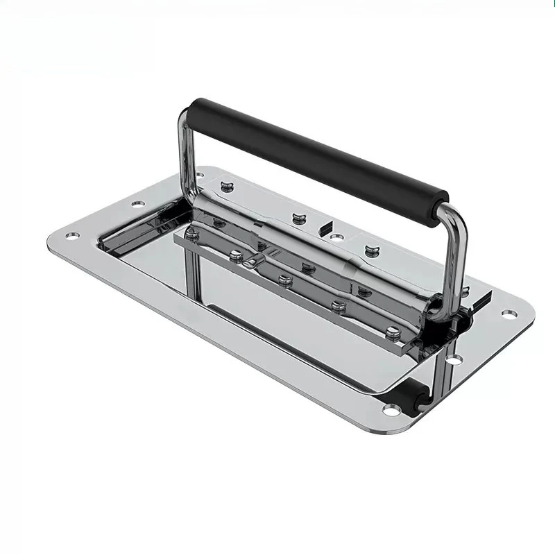 Weiyi Zinc Alloy Recessed Embedded Pull Handle For Distribution Box Aviation Industrial Equipment Test Instrument
