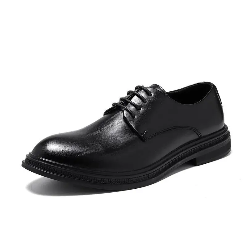 Elegancka męska biała Sneaker moda biznesowa formalna buty Derby włoska sukienka męskie buty