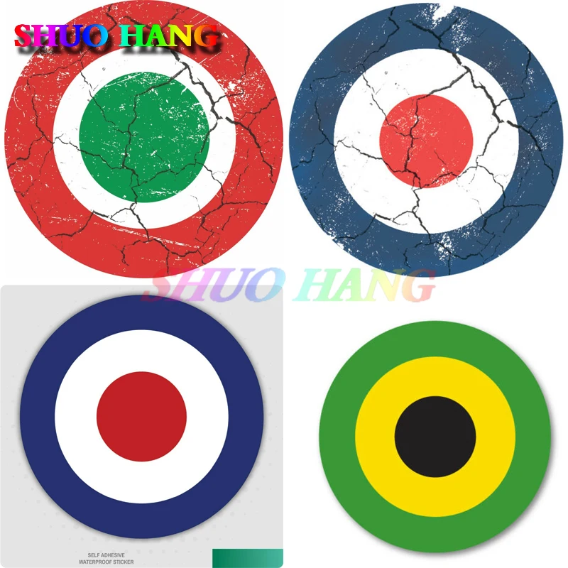 راف الجولة ملصق الاسباني جولة جامايكا جولة الايطالية حلقة ملصق مائي سيارة فان الفينيل قطع غيار السيارات نافذة الجذع دراجة نارية مائي بولي كلوريد الفينيل #1