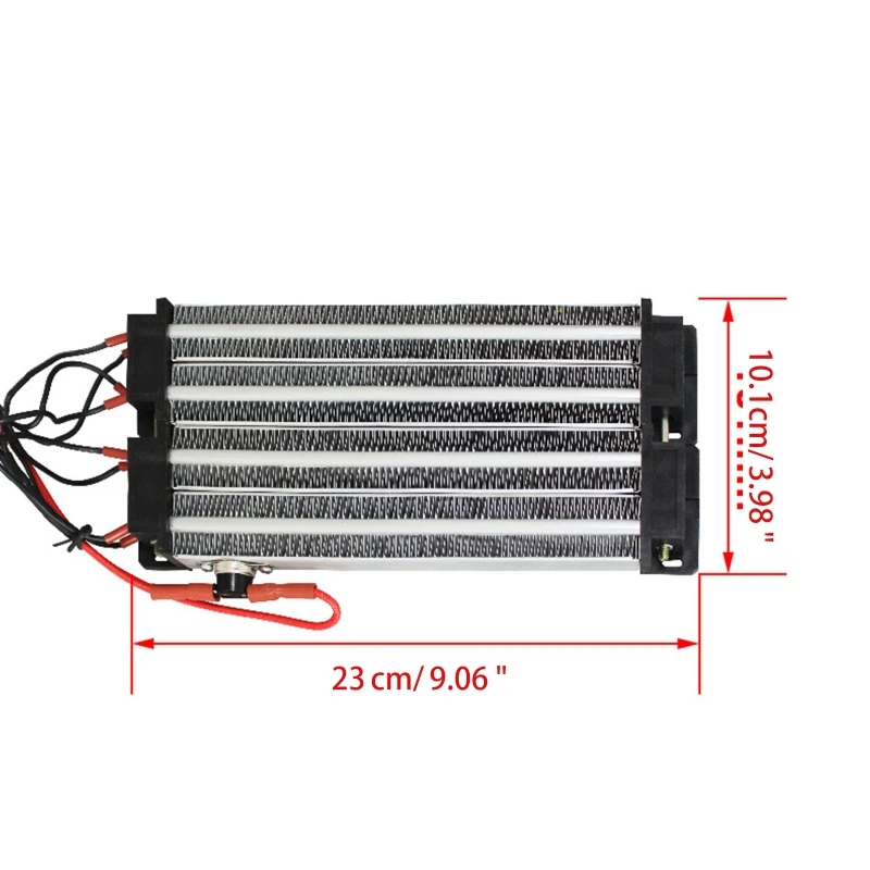 808F 220V 2000W PTC Heating Element Insulated Ceramic Thermostatic Air Heaters for Electric Heater, Humidifier, Air Purifier