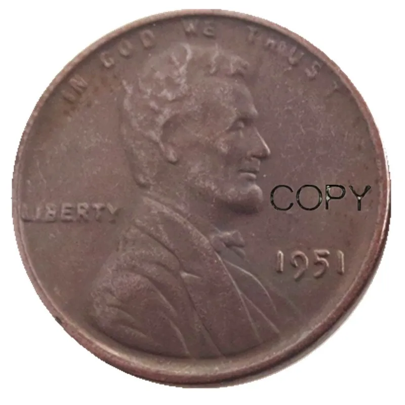 

Копия монет US One Cent 1951P/D/S