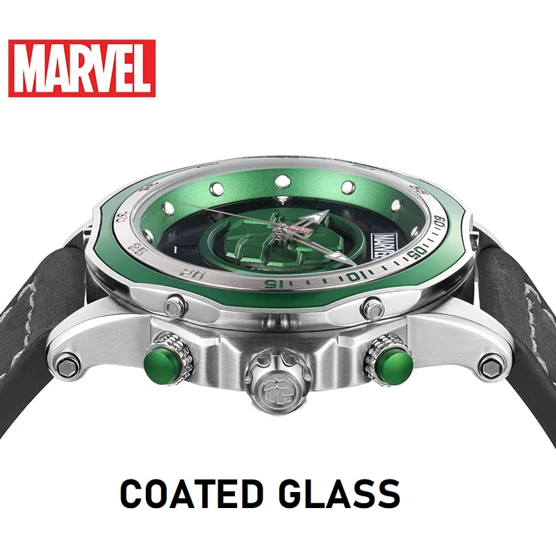 Marvel Avengers Hulk For Mens Watches Quartz WristWatch Male Fashion Luminouos Clock Sapphire Crystal Date New Relogio Masculino