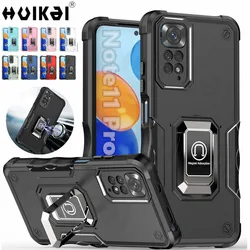 Militaire Duty Armor Case Voor Xiaomi Redmi Note 12 Pro Note 11 11S 11T Mi Poco X4 Pro m4 Pro Note 10 9A 10C Shockproof Kickstand