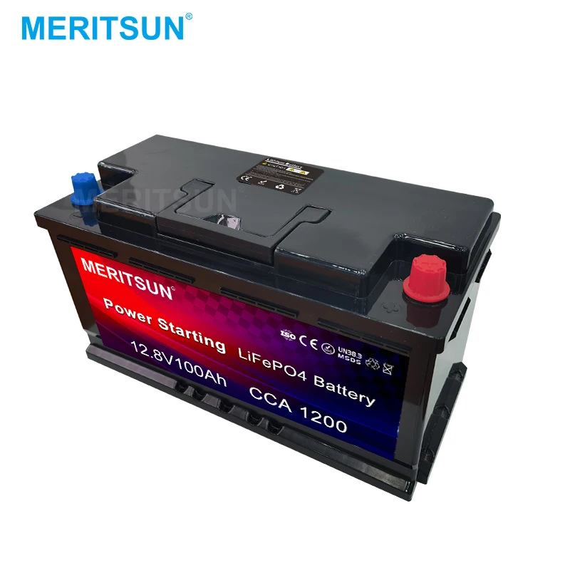 Deep Cycle Lifepo4 12v 100ah Auto Starting Battery Electric Car Lithium Ion Battery