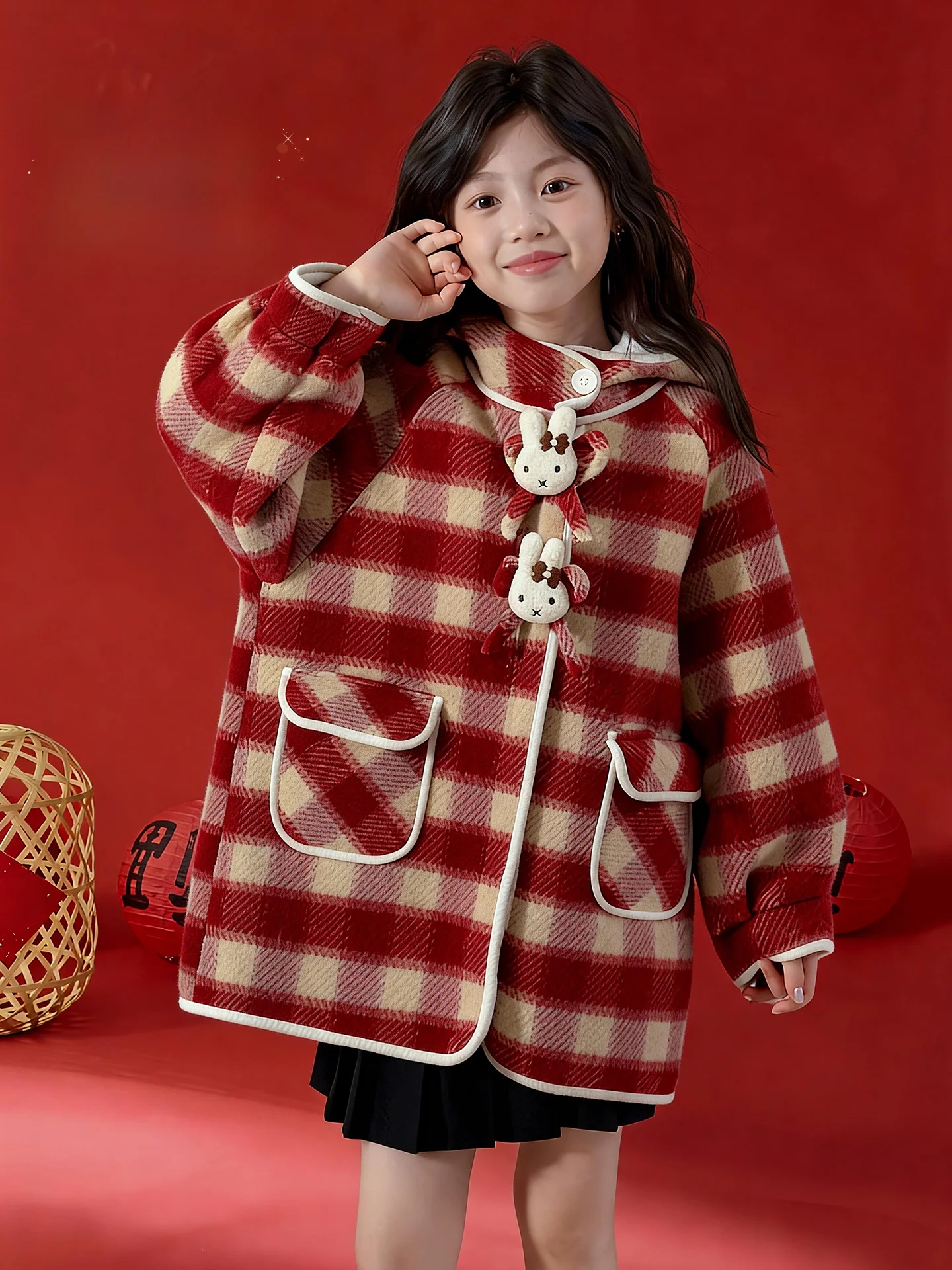 jaet-con-capucha-a-cuadros-rojos-para-ninas-abrigo-de-invierno-de-longitud-media-calido-con-cierre-de-cremallera-ropa-coreana-para-ninos-para-ano-nuevo