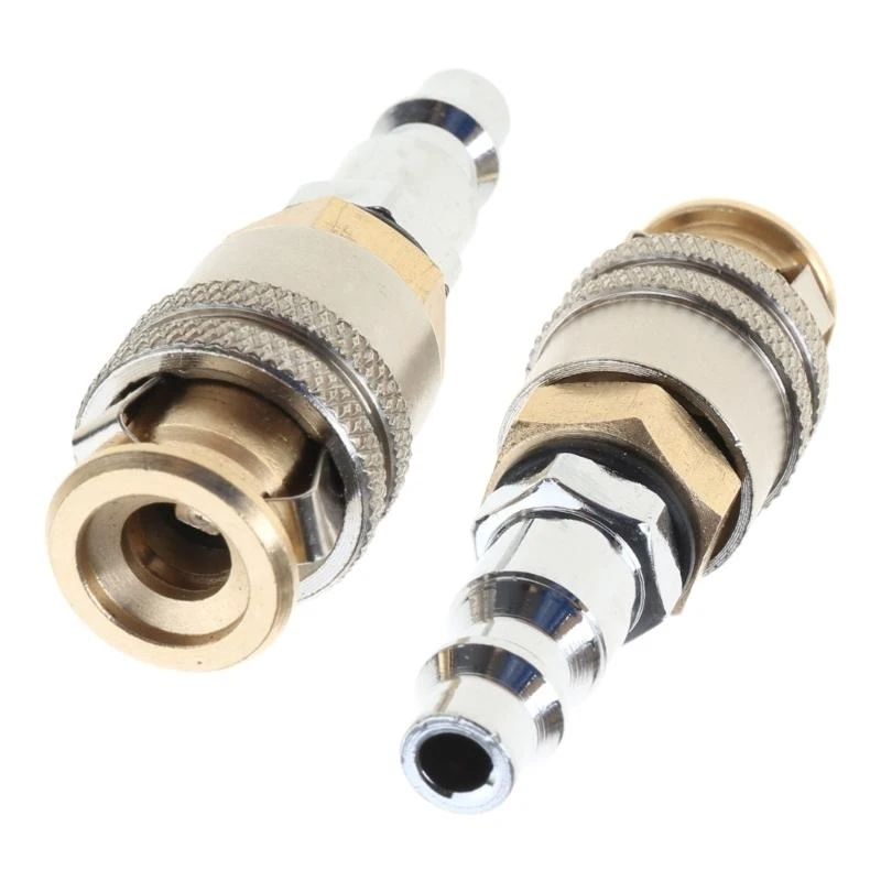 

Brass Tire Inflator Clip On Chuck G1/4 Connection Safe & Efficient Air Chuck R6FB