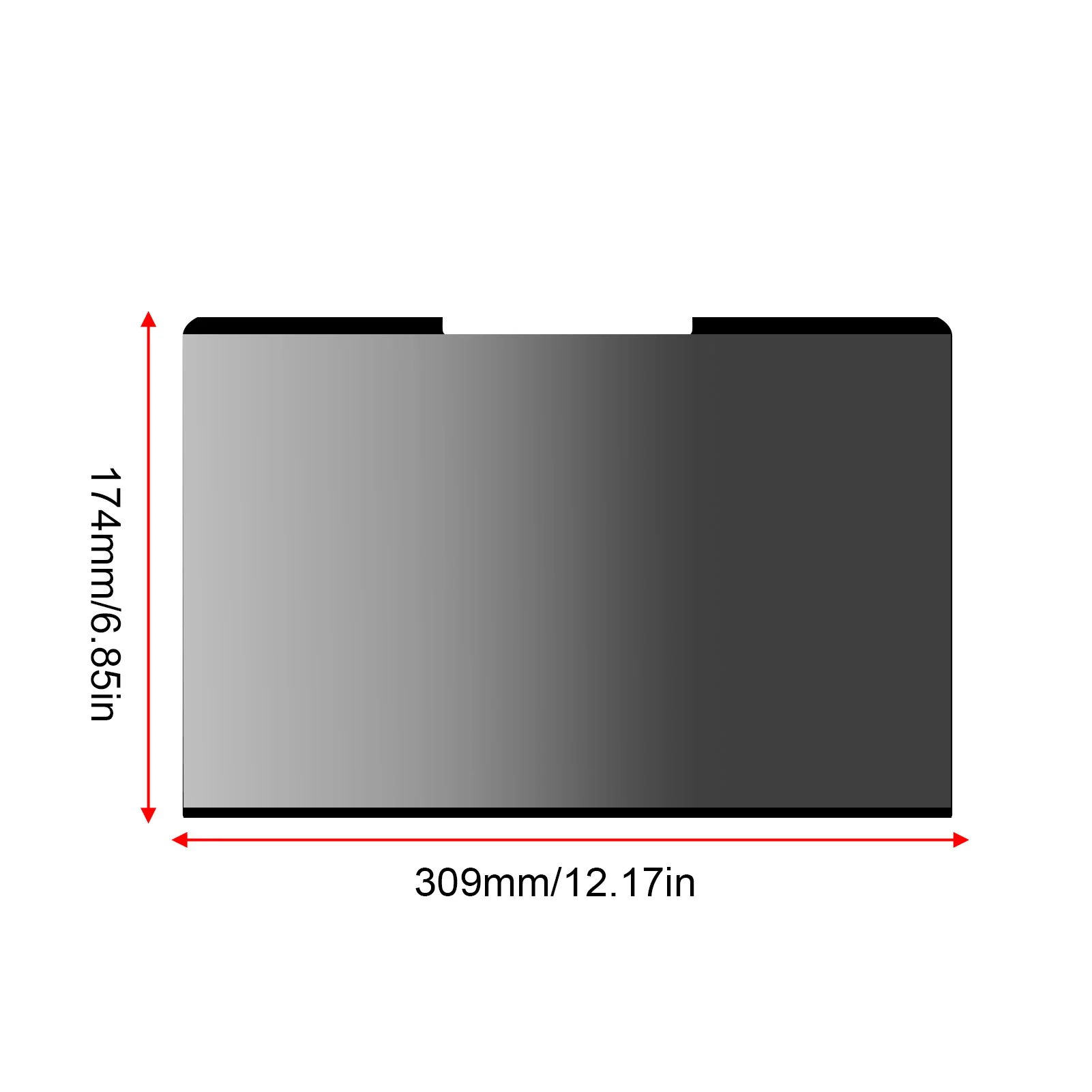 14 Inch 16:9 Magnetic Laptop Privacy Screen, Removable Washable Anti-Peeking Screen Protector for Notebook