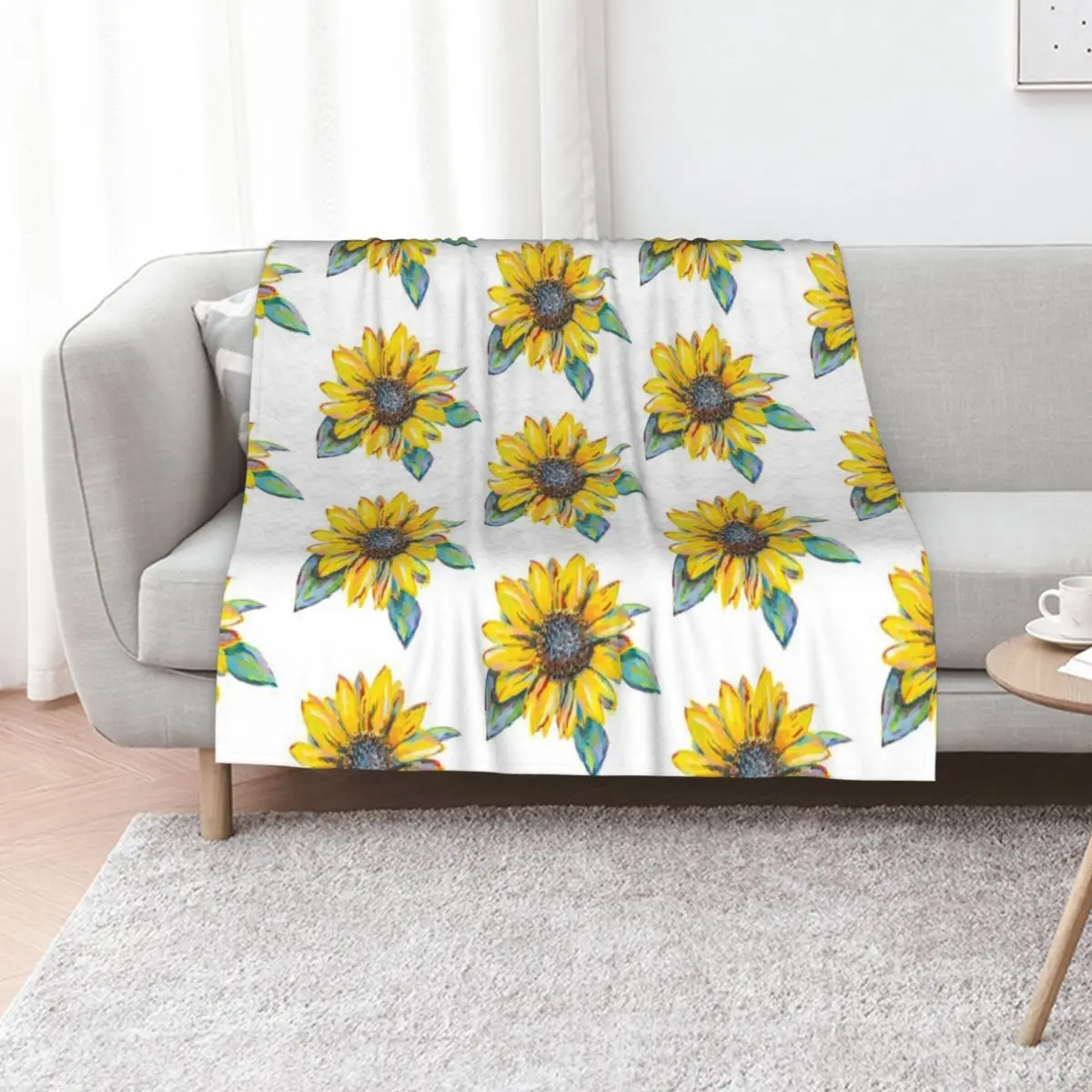 quarantine sunflower Throw Blanket Baby Luxury St Soft funny gift Cute decorative Blankets