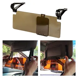 Car Anti Glare Sun Visor Extension 2 in 1 Glare Protector Accessory Windshield Extender for Unversisal Day Night Driving