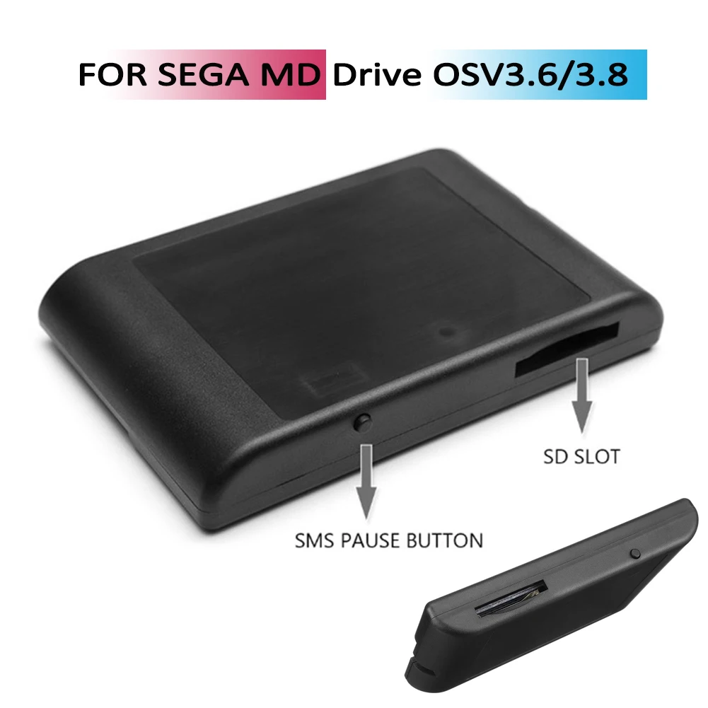 MD Cartridge Gaming Memory Card Adapter Universal Game Storage Burning Card for Sega SMS/32X OSV3.6/3.8 Ver For MD1/MD2/MD3