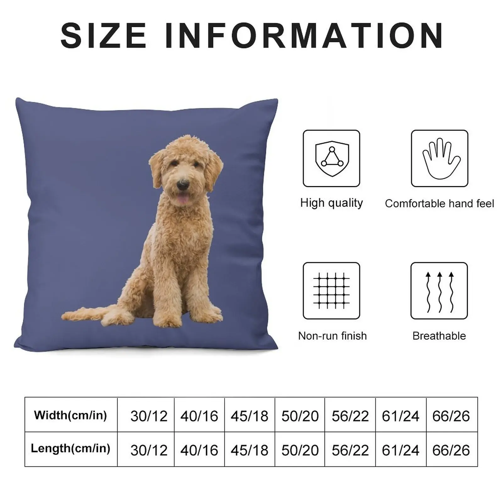 Goldendoodle Throw Pillow luxury home accessories Cusions Cover Pillow Case pillow