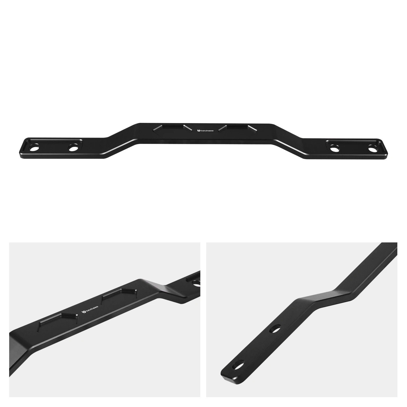 BEVINSEE Ersatz 5Q0802128, Aluminium-Hecktunnelstrebe für Audi A3 8V/8Y Q2, für VW Golf 7/8, für Passat B8, für Seat Leon 5F – Detail 7