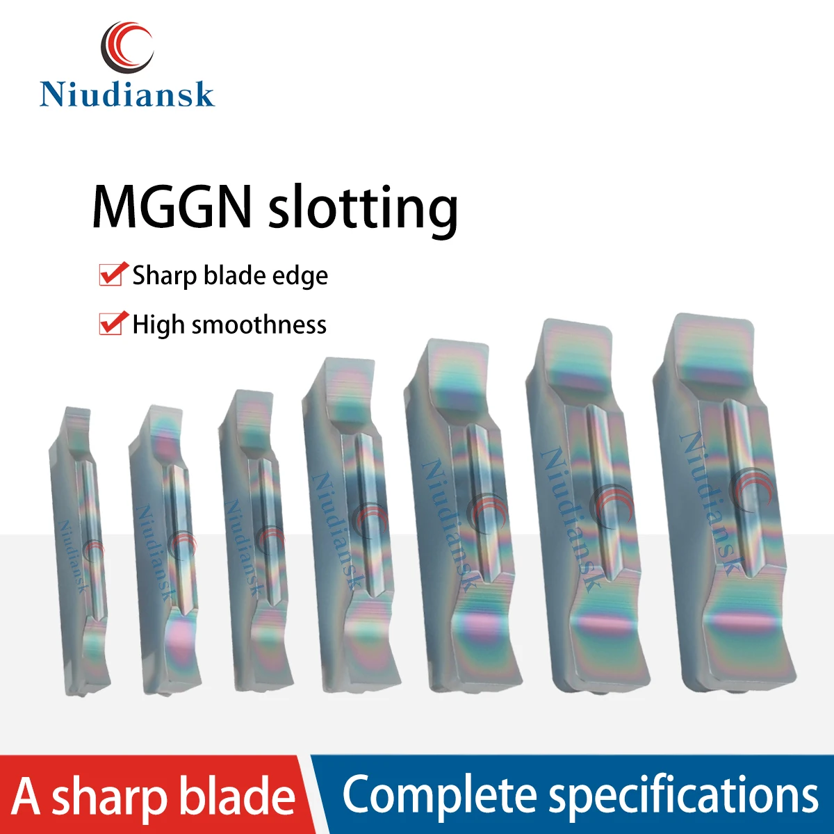 

Лезвие для долбежей с ЧПУ с плоским горлом MGGN150/200/250/300/400/500 Токарный станок с числовым управлением Семицветный сверхтвердый инструмент для обработки резки