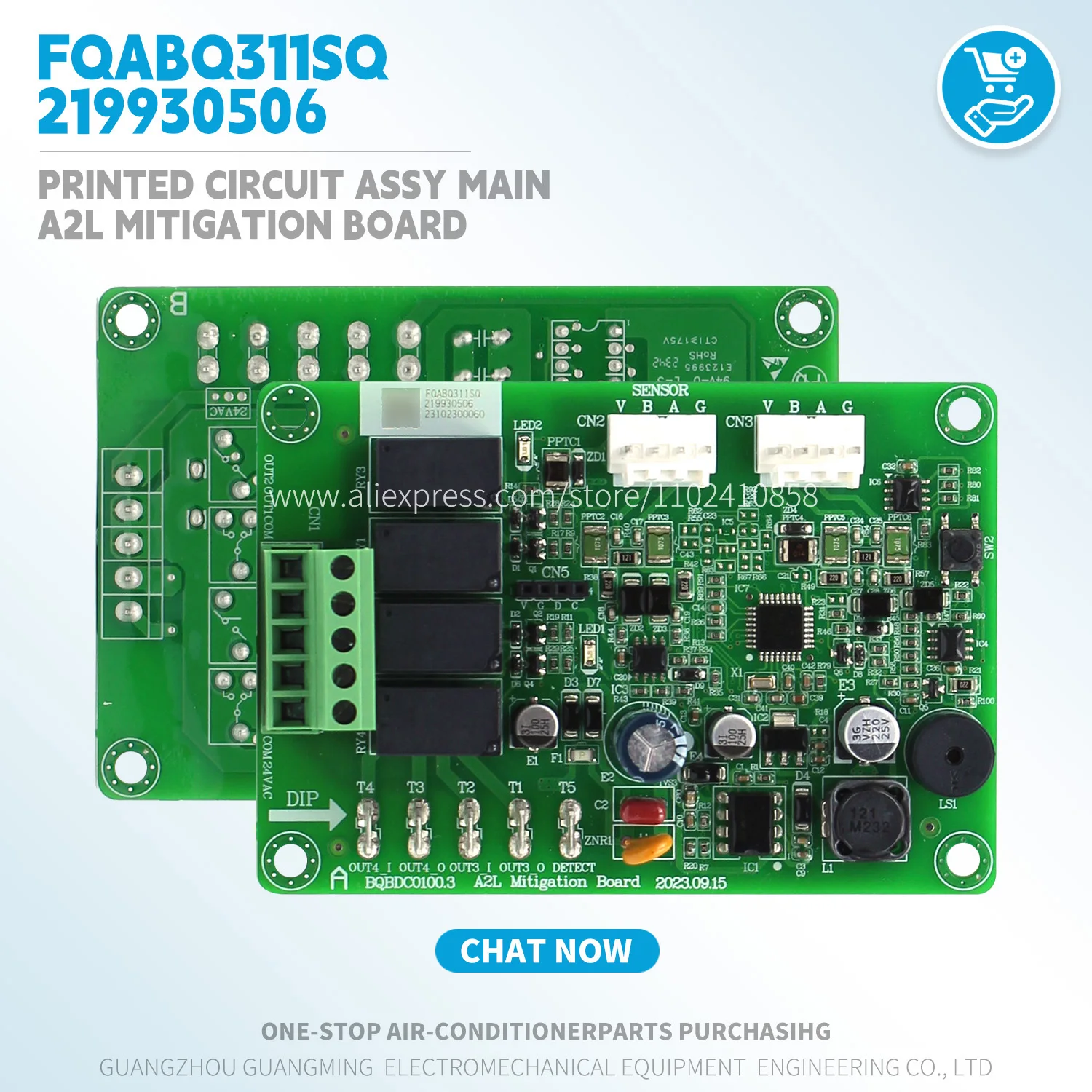 

New Printed Circuit Assy Main A2L Mitigation Board FQABQ311SQ 219930506 23102300060 PCB HVAC air conditioner parts Originaltools