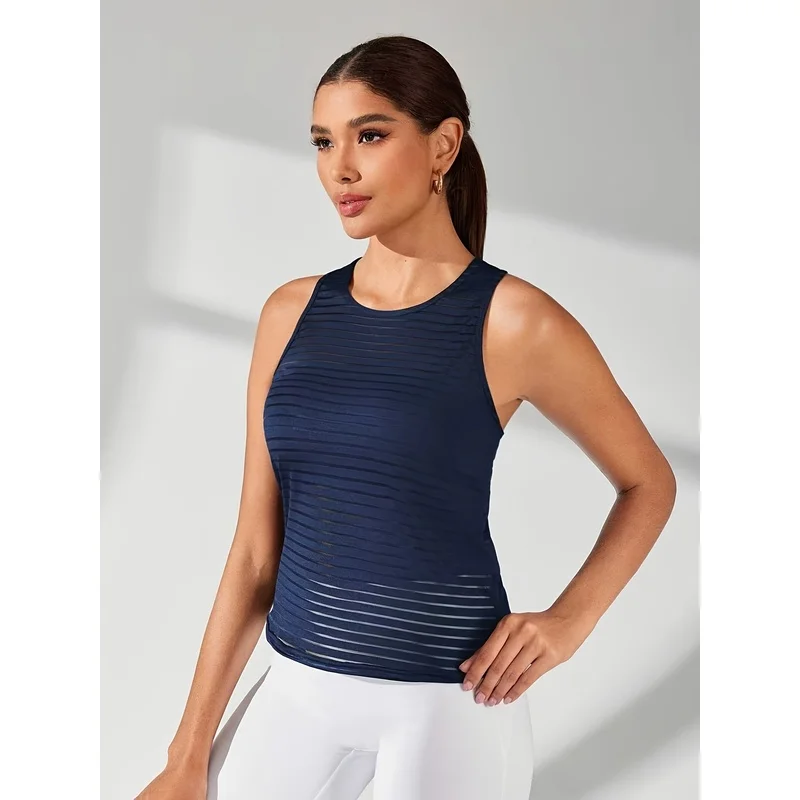 Women's Open-Back Sports Top - Cutout, Breathable & Comfortable, Suitable Fitness & Outings