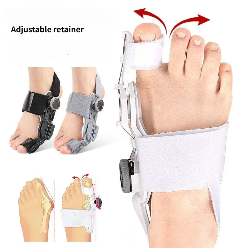 Adjustable Bunion Corrector Toe Valgus Bunion Splint Big Toe Straightener Dislocation Fracture Rotatable Foot Correction Brace