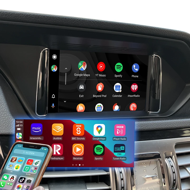 

Car Multimedia Player with GPS Navigation Bluetooth 5.0 Wi-Fi 4G Camera Interface Support Touch Screen Compatible with Google Ma