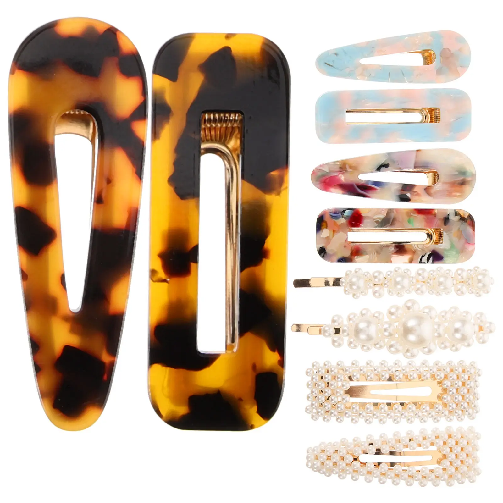 

Набор из 10 мраморных заколок-уточек для волос с полым дизайном, акриловые, для женщин и девушек, элегантные, для вечеринок, на каждый день, для офиса, мраморные
