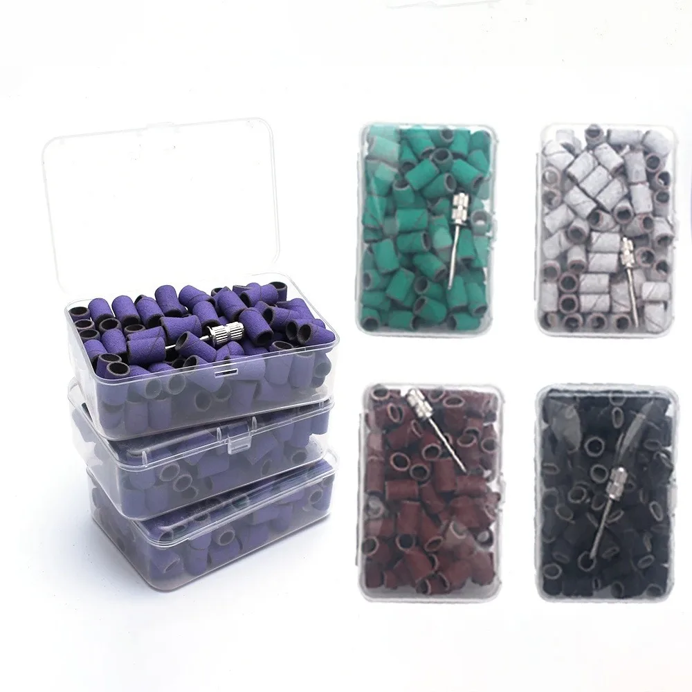 مسمار الرملي حلقة العصابات الكهربائية مانيكير أسود أبيض أرجواني أخضر مسمار لقمة ثقب هلام البولندية إزالة أداة ملحق