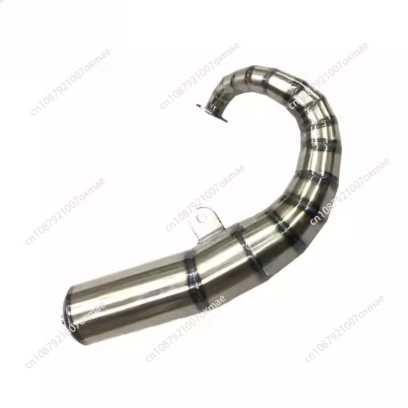Suitable for DIO50 AF18 AF27 AF28 V8 exhaust pipe half set 70-90CC model W005 manual pipe image 3