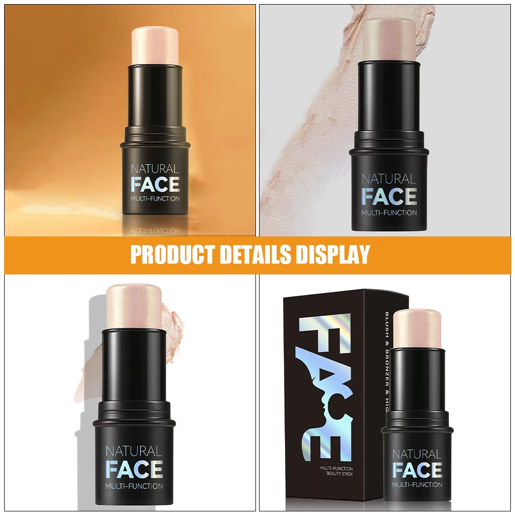 Highlight Stick for Face Makeup Contour Highlighter Pen Multi-Use Highlighter Portable for Women Easy Contouring Makeup