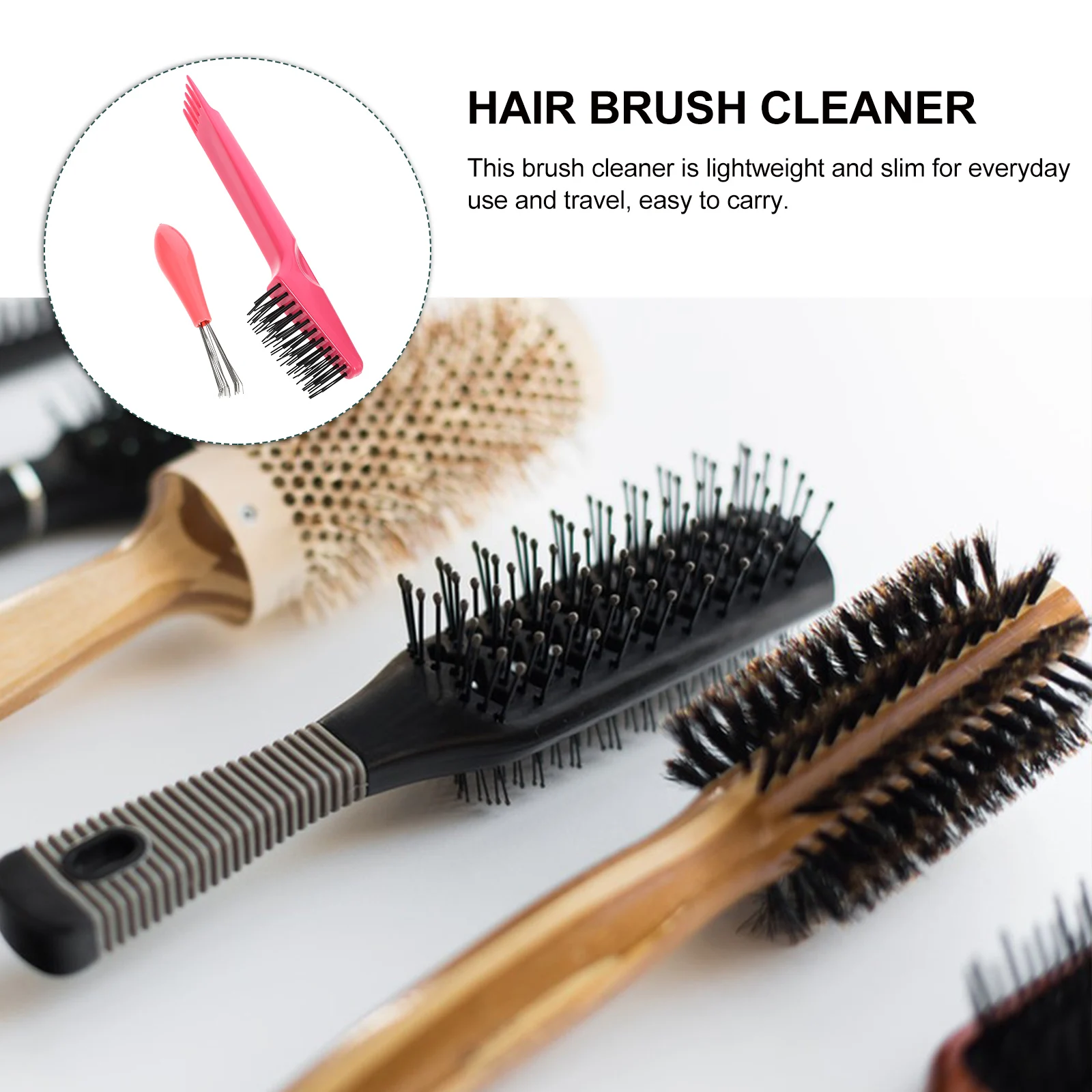 

1 set Claw Comb Cleaner for Hair Brush Cleaning Rake Design Remove Tool Durable Lightweight Salon Home Use Comb Hair Remover