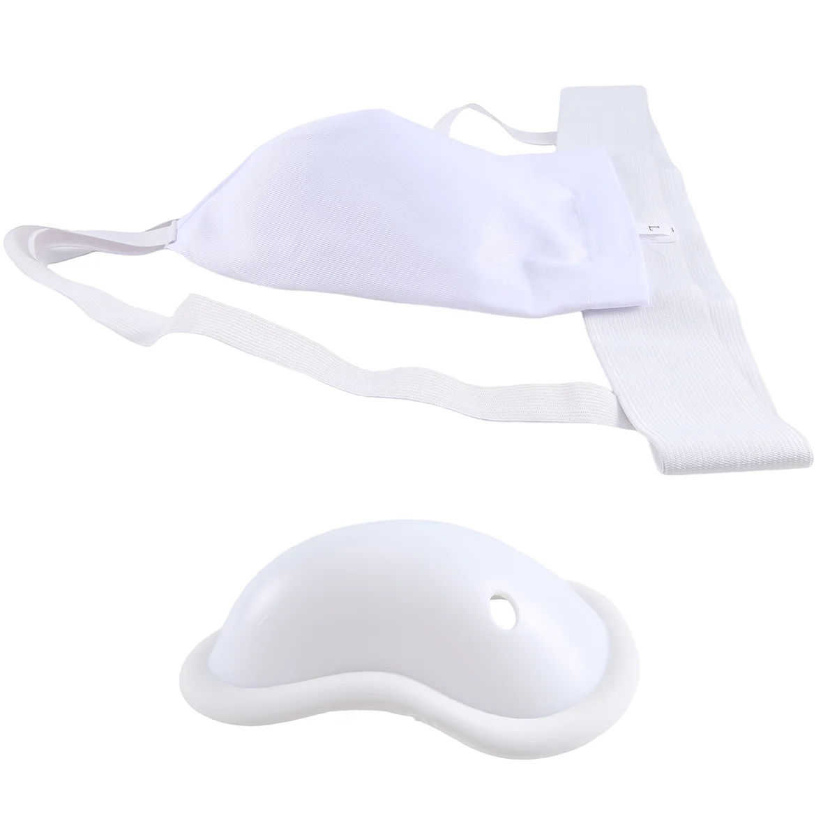 SMIEA Groin Protector Cup Men, Boxing Kickboxing Muay Groin Guard, Ventilated Adjustable, Karate Fighting Training L