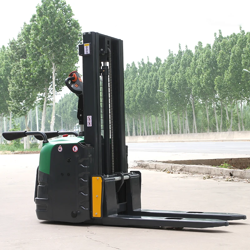 

YG Customized Free Shipping All Terrain CE 1500Kg Electric Stacker 2m 4.5m Electric Stacker