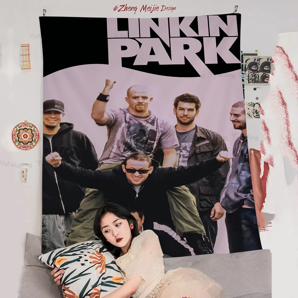 

Band L-Linkin Cool P-Park DIY Wall Tapestry For Living Room Home Dorm Decor Wall Art Decor