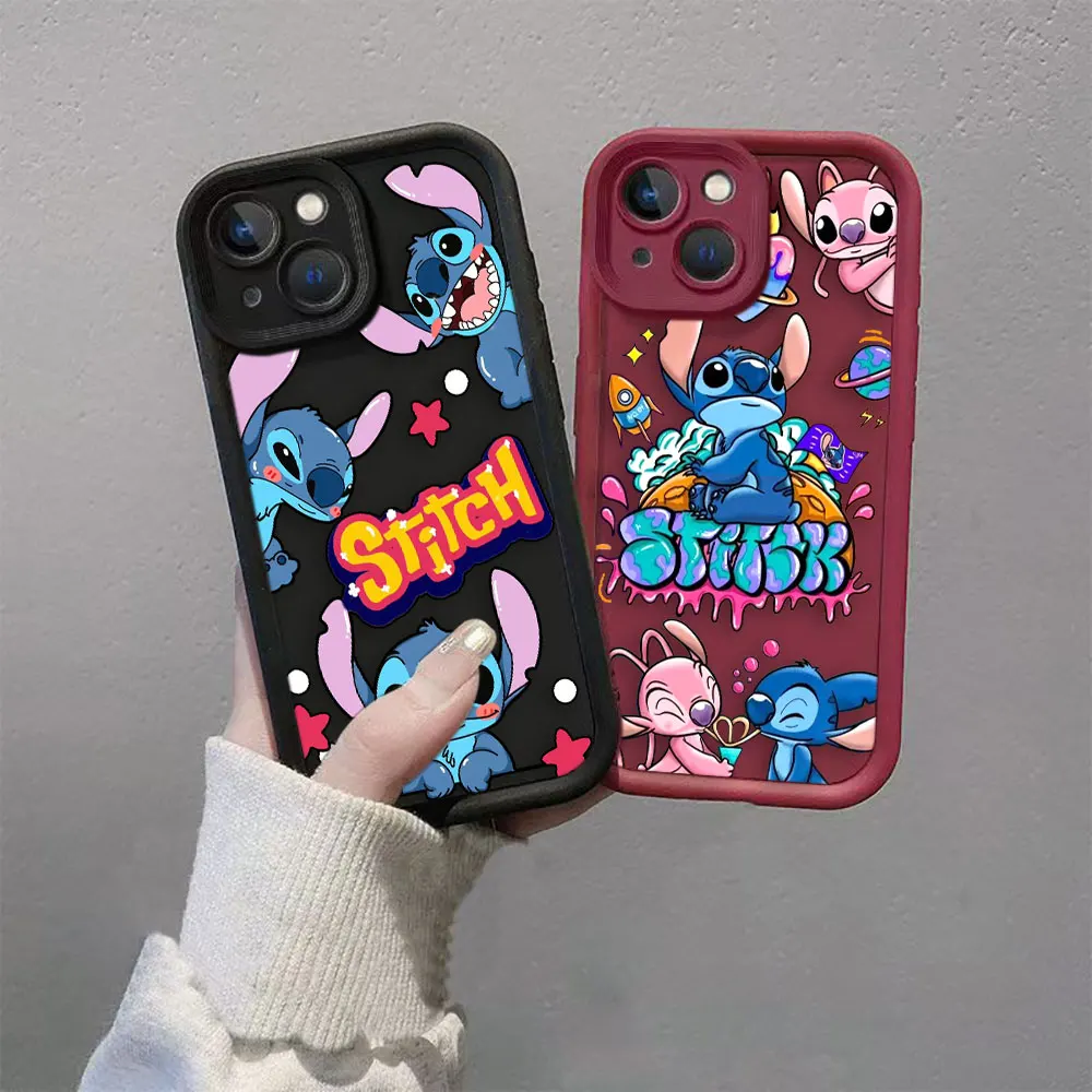 Disney Baby Angel Lilo Stitch Phone Case For HONOR Y7A Y9 50 20 X95 X9 90 8X MAGIC 5 NOVA 9 Y70 Y70S SE PRO Case Funda Shell