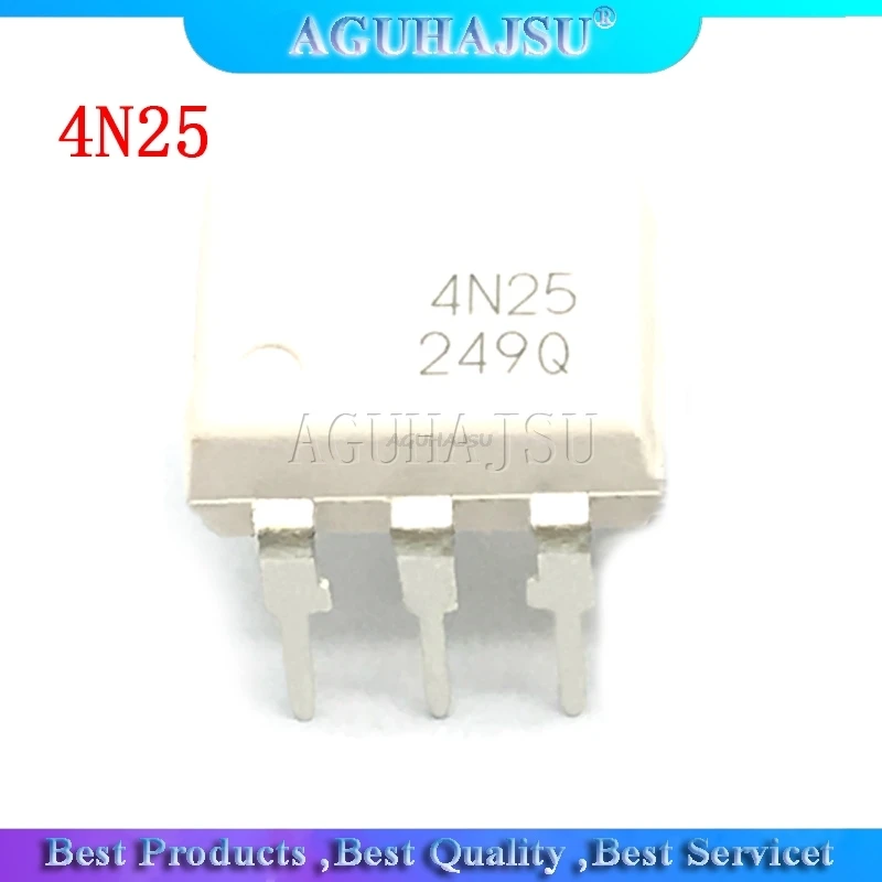 10PCS 4N25 DIP DIP6 photoelectric coupler new original