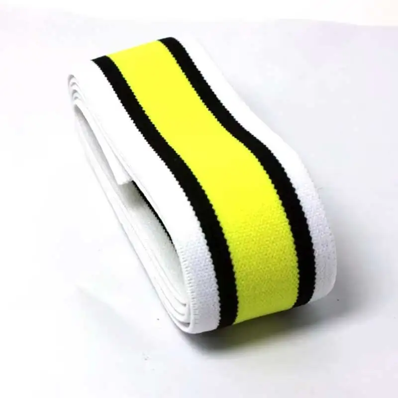 width of 3.8cm Accessories high quality stripes soft belt rubber band / thicken and soft can be attached to the elastic band