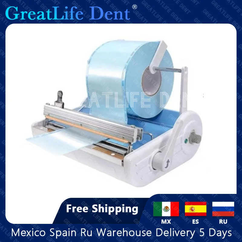 GreatLife Medical Sterilization Pouch Sealing Machine With Bracket Dental Sealer For Sterilizer Automatic Clinic Dentist Product